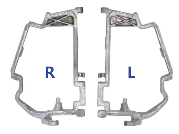A Set Folding Mirror Bracket for Mercedes W140 W129 W210