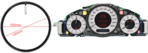 Speedometer Pointer for Mercedes E-Class W209/W211/W219 Instrument Cluster