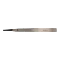 ESD tweezers with flat plastic tip (126x10x9mm)