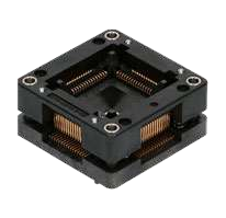 64 pin QFP64 socket, pin pitch 0,80mm