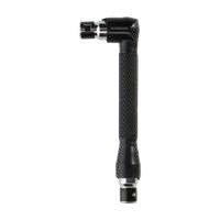 L-Shaped dual head screwdriver adapter with hex sockets