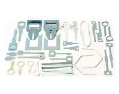Set of removal keys for several car radios
