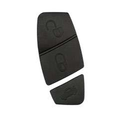 Black rubber pads for Fiat and Lancia keys (30,65 + 13 mm)